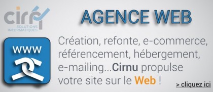 Création, refonte, e-commerce, référencement, hébergement, e-mailing...Cirnu propulse votre site sur le web !